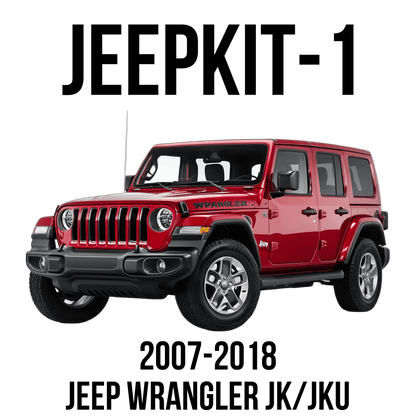2008-2018 Jeep Wrangler JK Air Horn System with Model 101 Air Horn