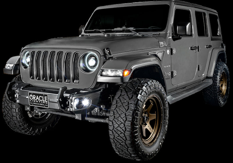 Oracle Jeep Wrangler JK/JL/JT High Performance W LED Fog Lights - Red
