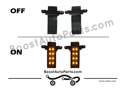 Tow Mirror Direct Replacement Marker Lights | 2014-2019 Chevy Silverado & GMC Sierra