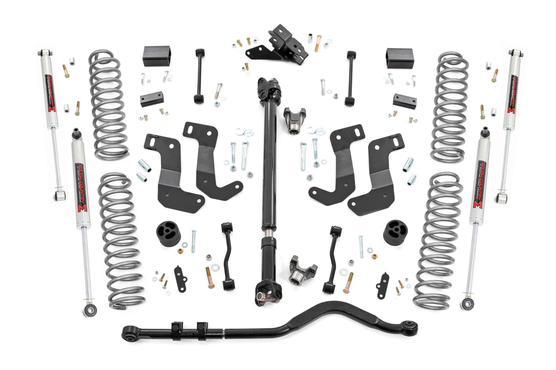 3.5 Inch lift Kit | C/A Drop | FR D/S | M1 | Jeep Wrangler Unlimited (18-23)