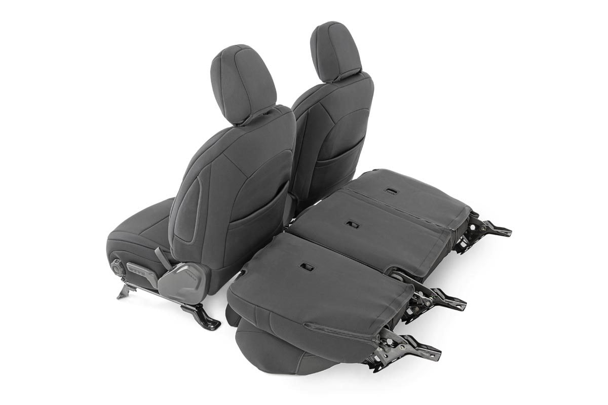Seat Covers | Front and Rear | Jeep Wrangler Unlimited 4WD (2018-2026)