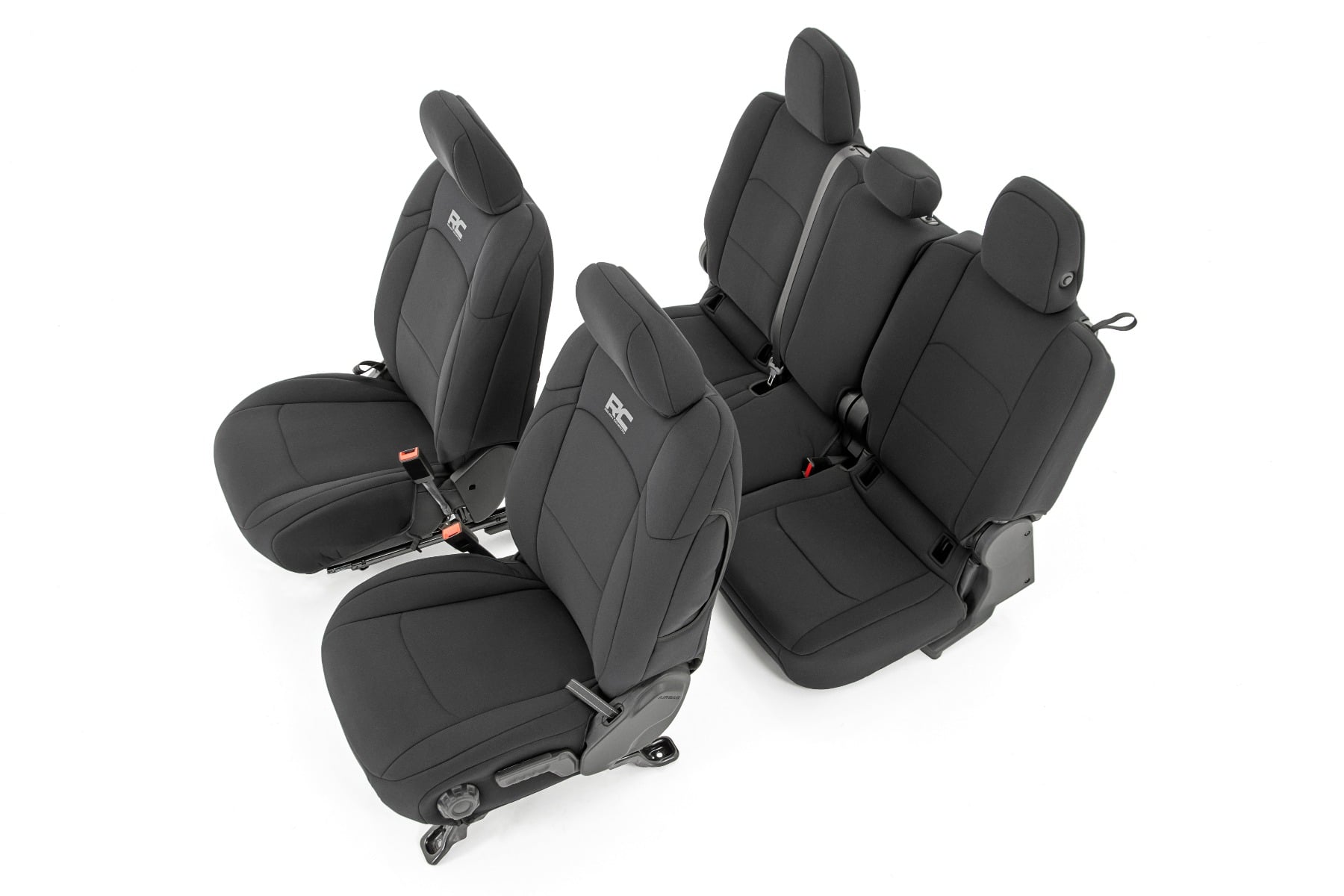 Seat Covers | Front and RR No Cup Holder | Jeep Gladiator JT 4WD (2020-2026)
