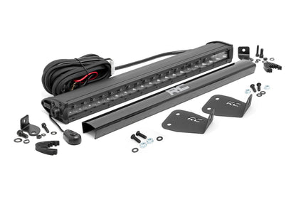 LED Light Kit | Bumper Mount | 20" Black Single Row | Ford Bronco Sport (21-26)