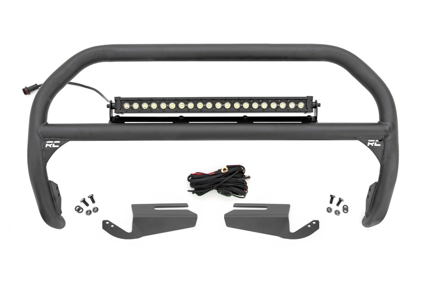 Nudge Bar | 20 Inch BLK DRL Single Row LED | OE Modular Steel | Ford Bronco (21-26)