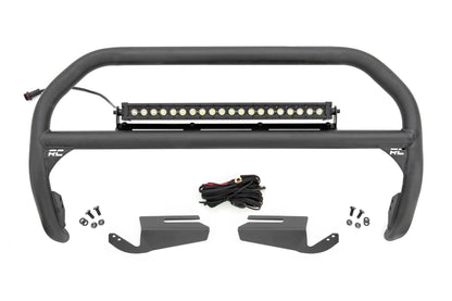 Nudge Bar | 20 Inch BLK DRL Single Row LED | OE Modular Steel | Ford Bronco (21-26)