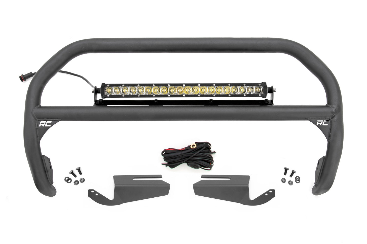 Nudge Bar | 20 Inch Chrome Single Row LED | OE Modular Steel | Ford Bronco (21-26)