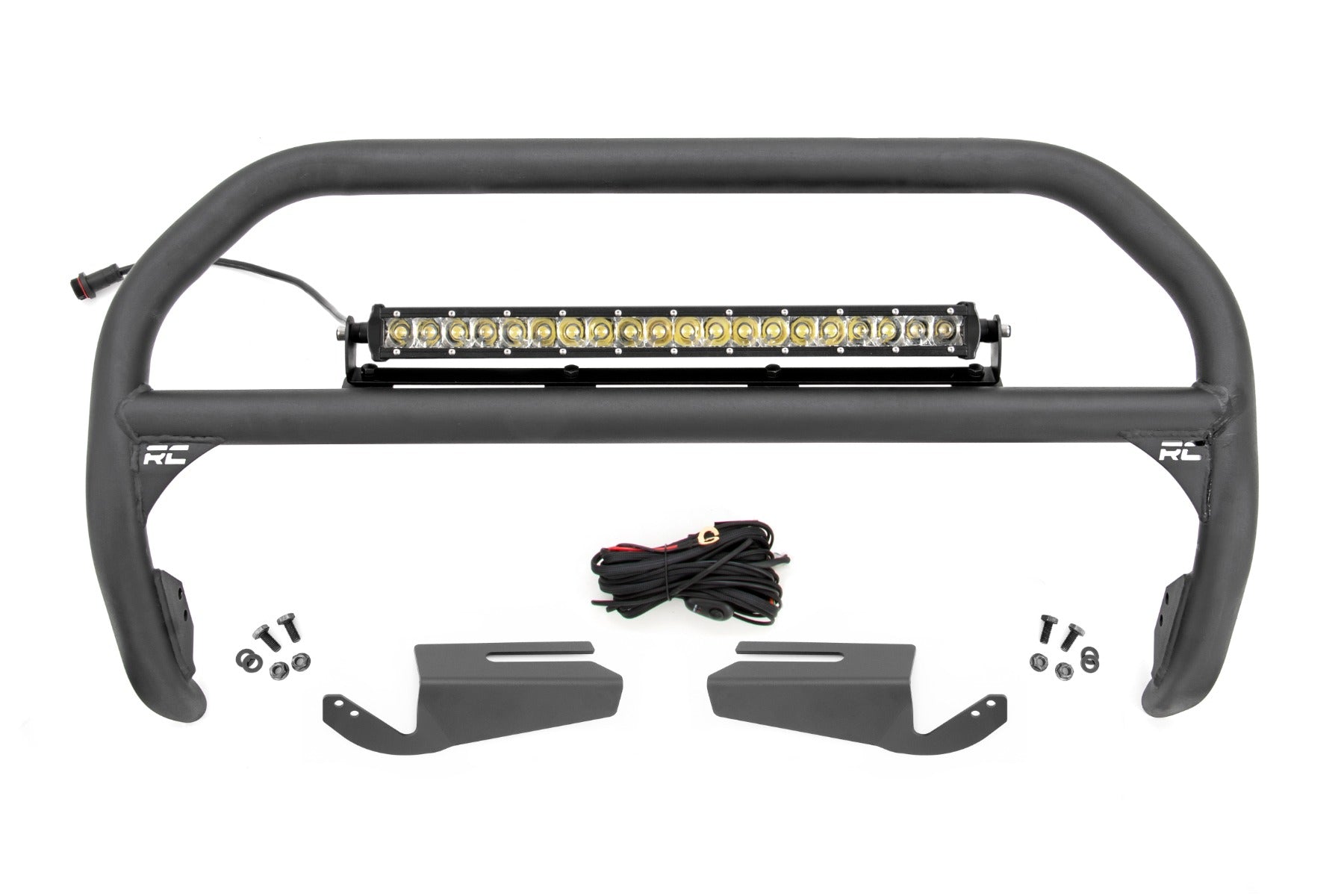 Nudge Bar | 20 Inch Chrome Single Row LED | OE Modular Steel | Ford Bronco (21-26)