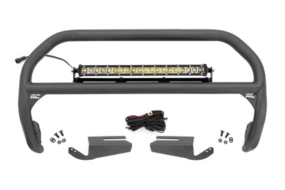 Nudge Bar | 20 Inch Chrome Single Row LED | OE Modular Steel | Ford Bronco (21-26)