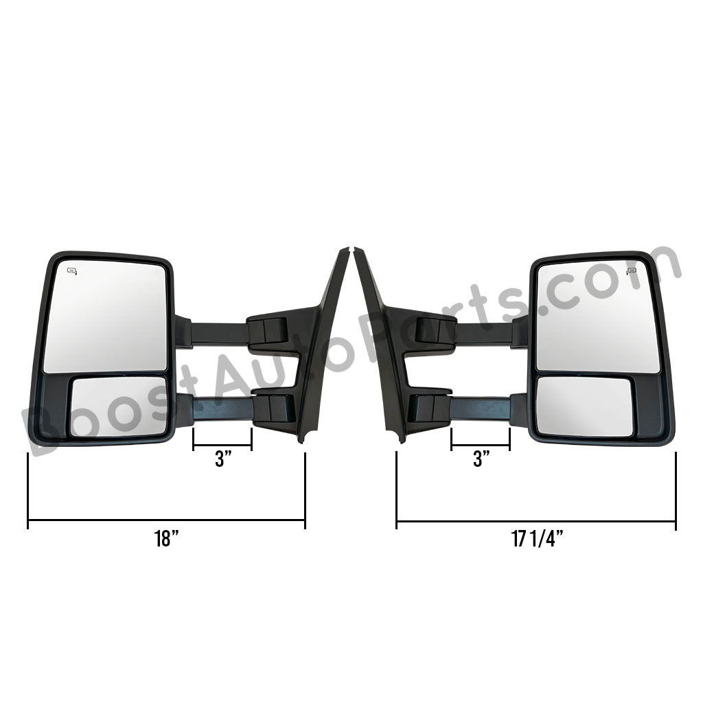 Ford F150 (2007-2014) Tow Mirrors - 2008 Style