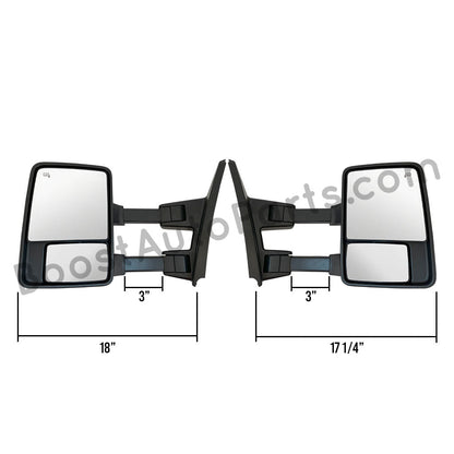 Ford F150 (2007-2014) Tow Mirrors - 2008 Style