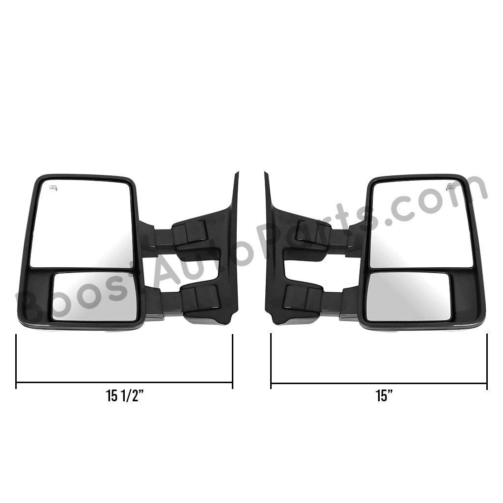 Ford F250/F350/F450/F550 Superduty (1999-2001) Tow Mirrors - 2008 Style