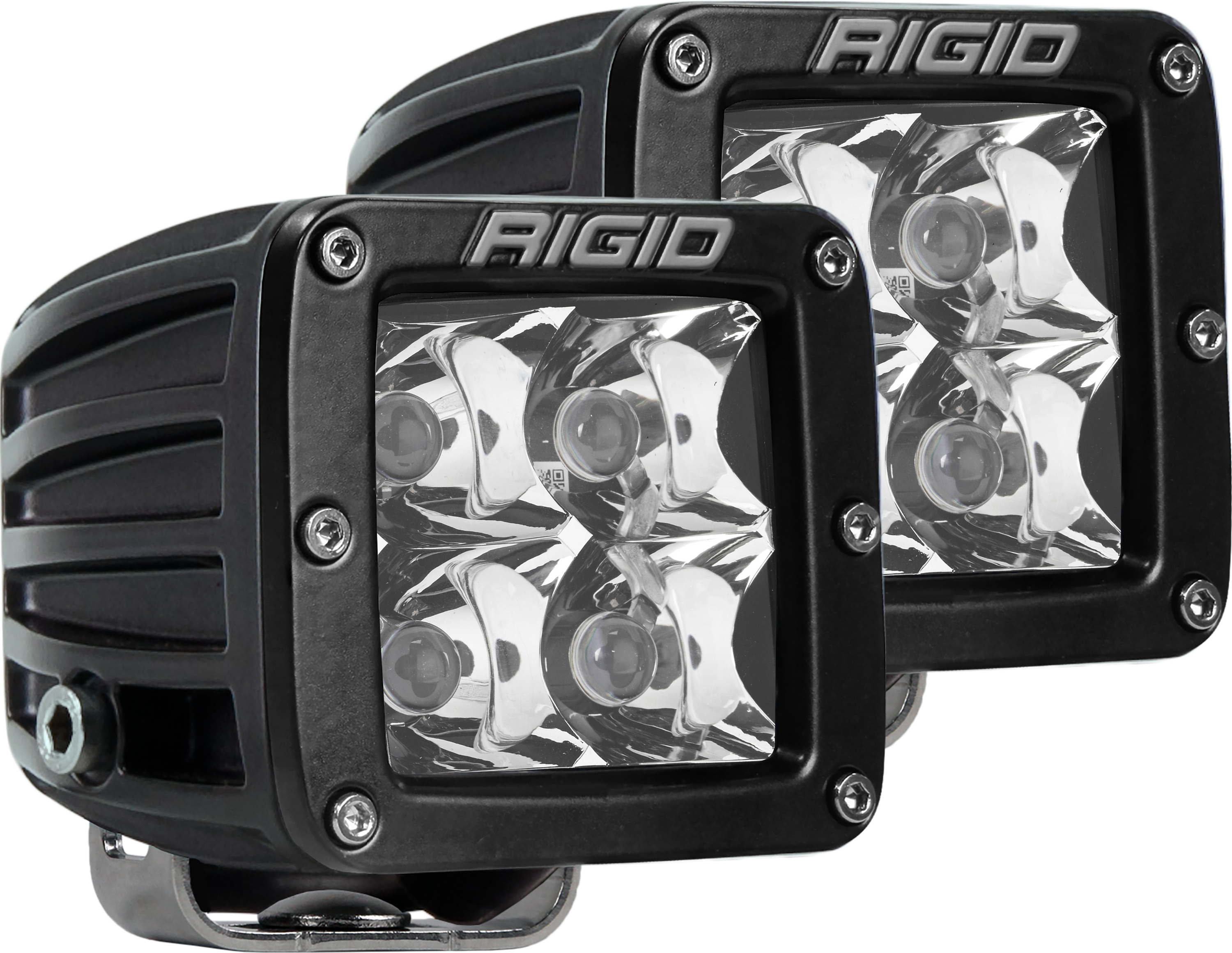 Spot Surface Mount Black Pair D-Series Pro RIGID Industries