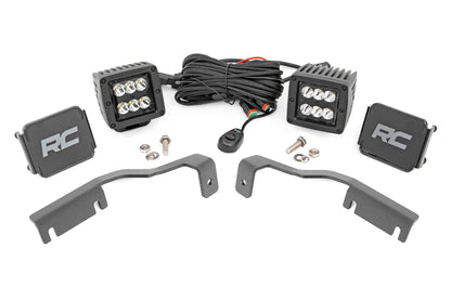 LED Light Kit | Ditch Mount | 2" Black Pair | Spot | Nissan Frontier (22-26)