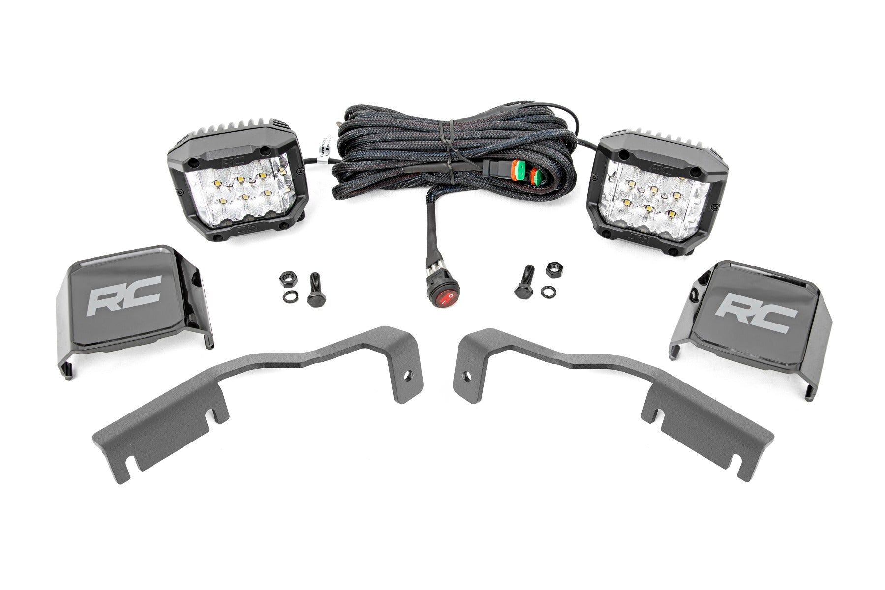LED Light Kit | Ditch Mount |  3" OSRAM | Wide | Nissan Frontier (22-26)