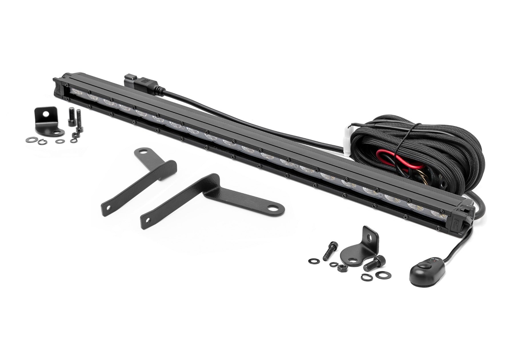 LED Light Kit | Bumper Mount | 20" Black Slim Line | Toyota Tundra (22-26)