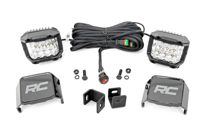 LED Light Kit | Ditch Mount |  3" OSRAM | Wide | Toyota Tundra 2WD/4WD (22-26)