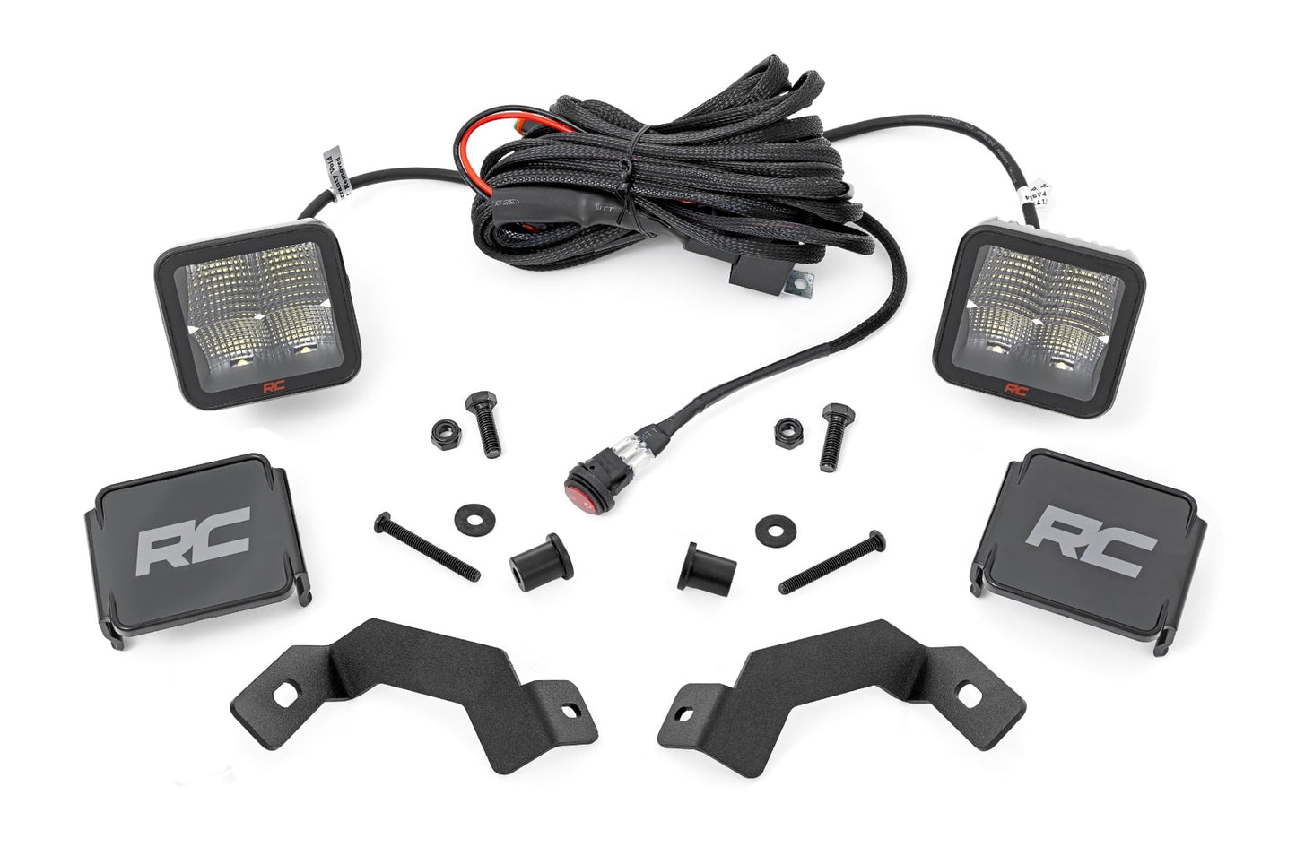 LED Light Kit | Ditch Mount | 2" Spectrum Pair | Spot | Toyota Land Cruiser (24-26)