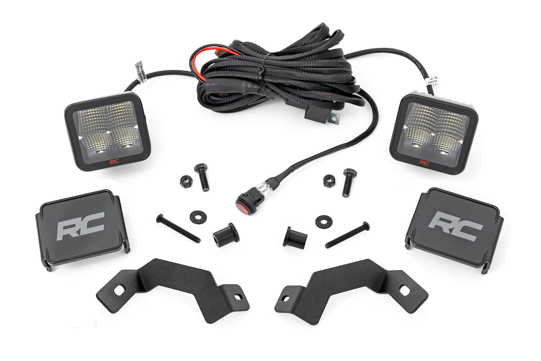 LED Light Kit | Ditch Mount | 2" Spectrum Pair | Spot | Toyota Land Cruiser (24-26)