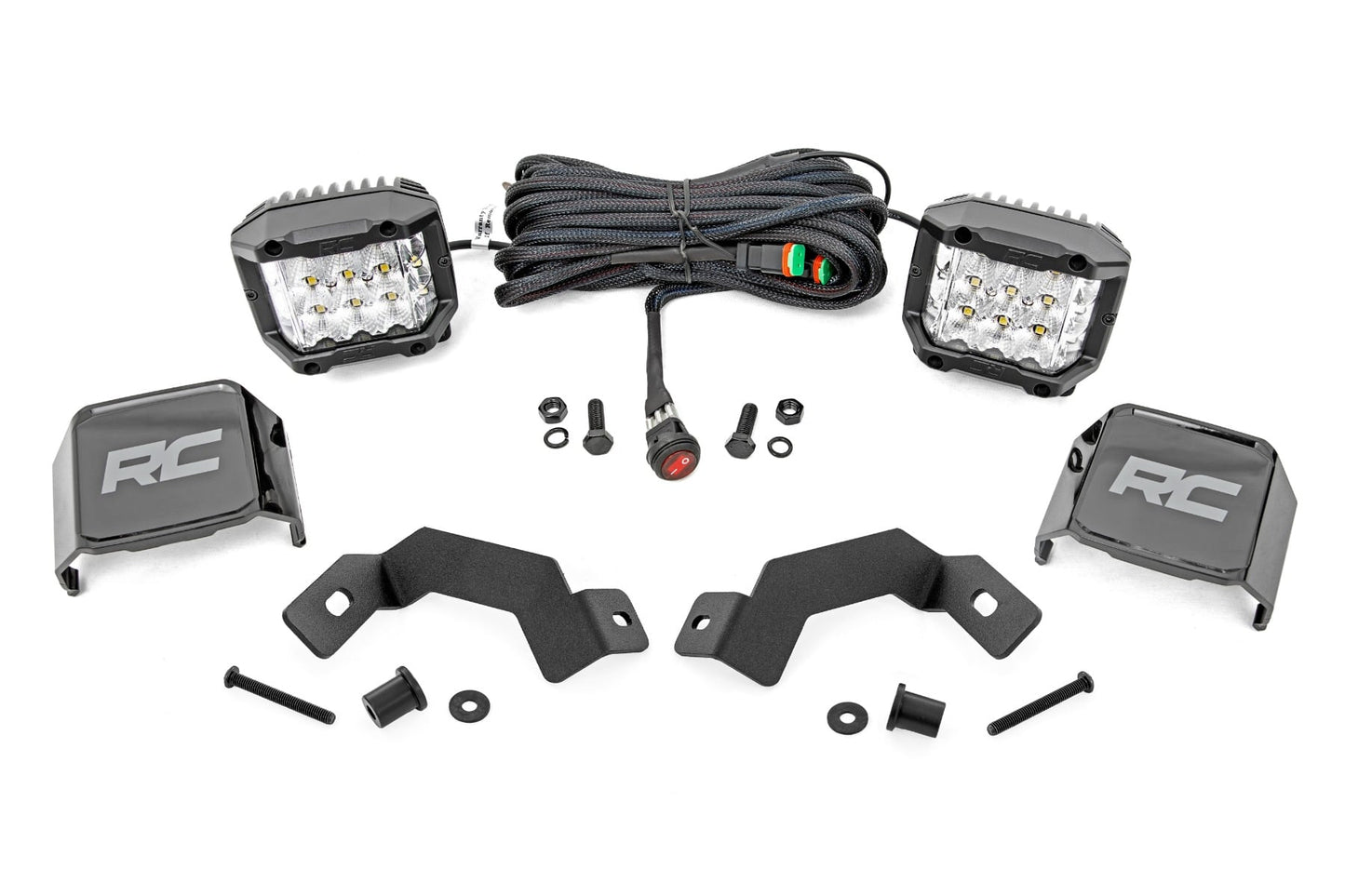 LED Light Kit | Ditch Mount |  3" OSRAM | Wide | Toyota Land Cruiser (24-26)