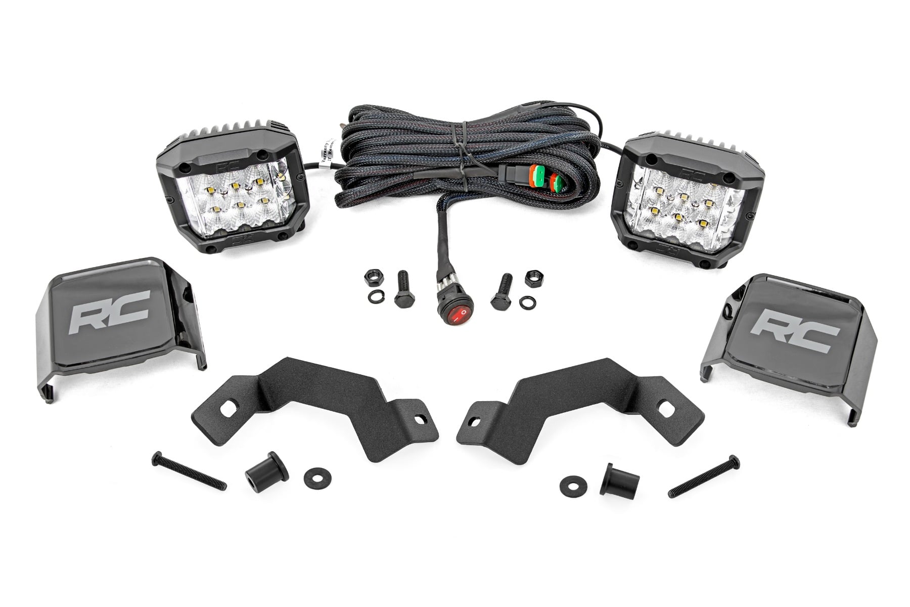LED Light Kit | Ditch Mount |  3" OSRAM | Wide | Toyota Land Cruiser (24-26)