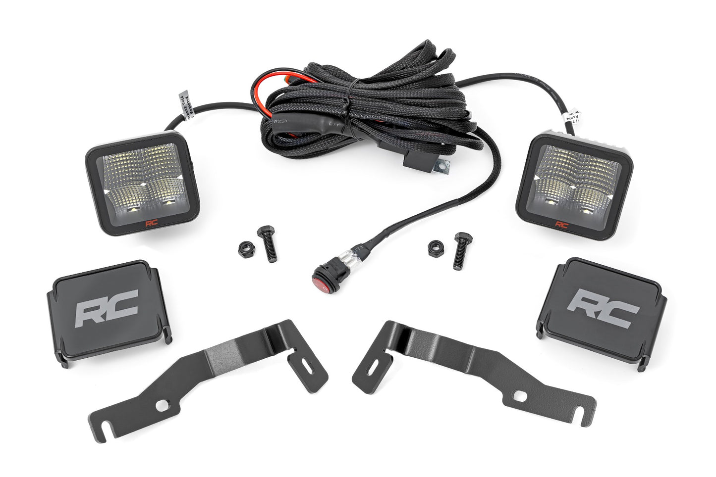 LED Light Kit | Ditch Mount | 2" Spectrum Pair | Spot | Toyota Tacoma (24-26)