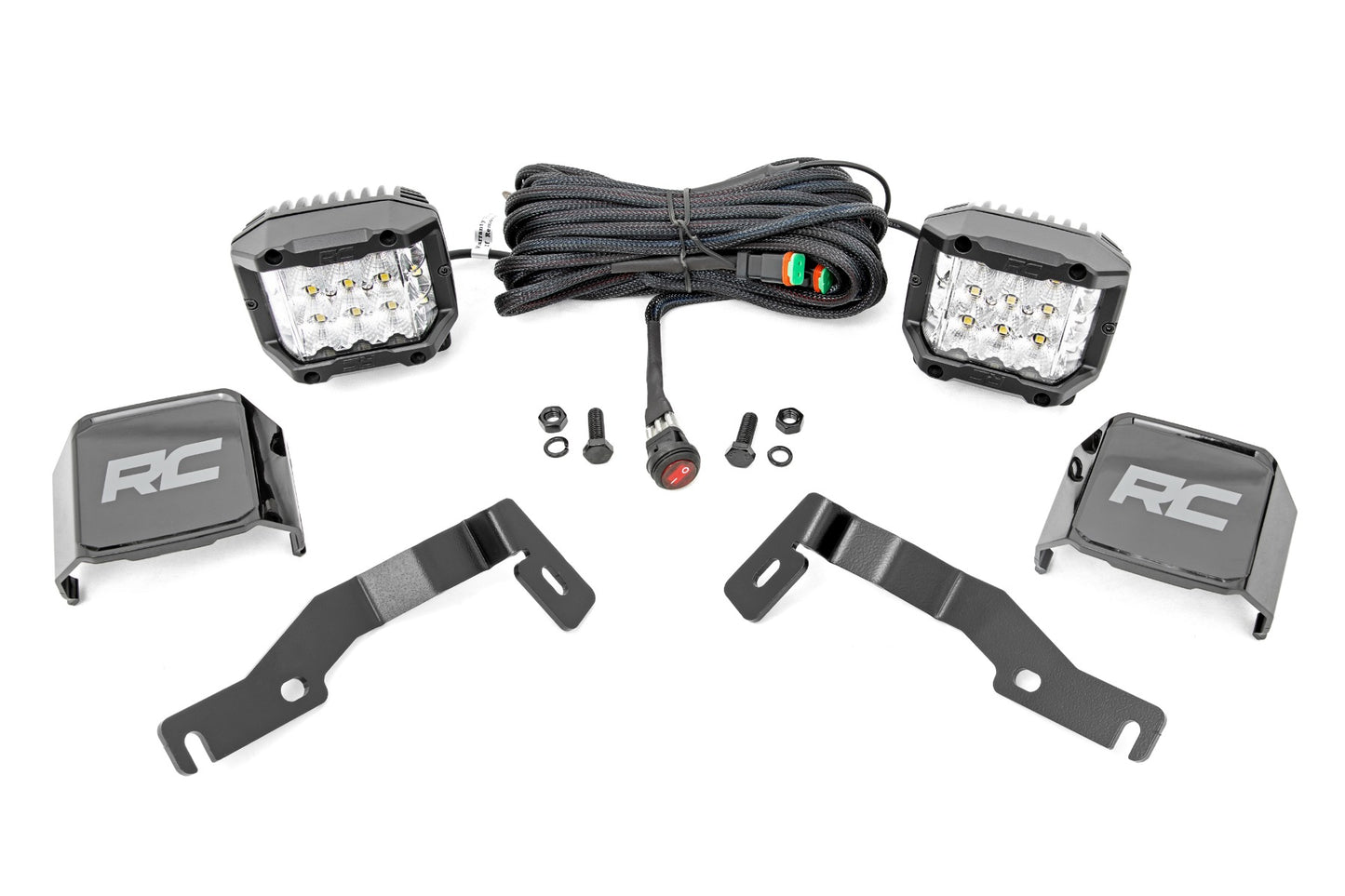 LED Light Kit | Ditch Mount |  3" OSRAM | Wide | Toyota Tacoma 2WD/4WD (24-26)