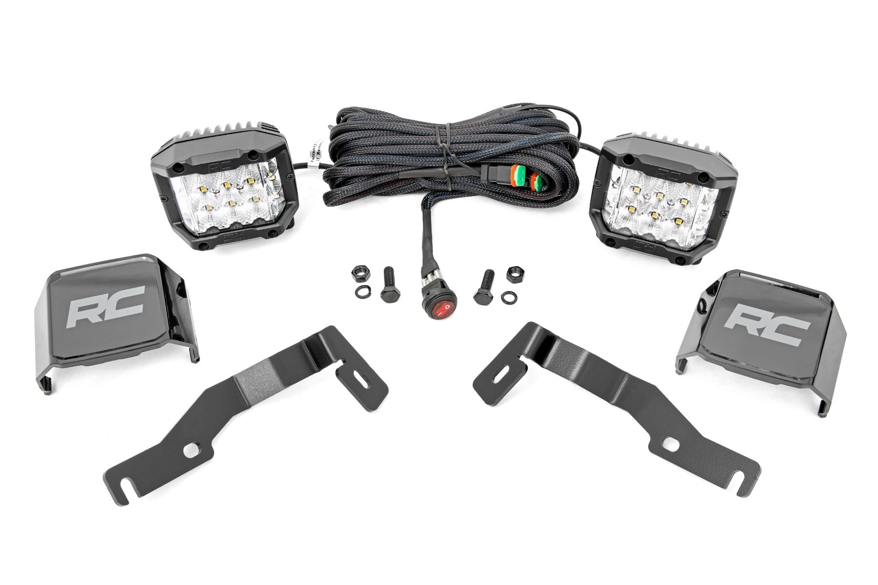 LED Light Kit | Ditch Mount |  3" OSRAM | Wide | Toyota Tacoma 2WD/4WD (24-26)