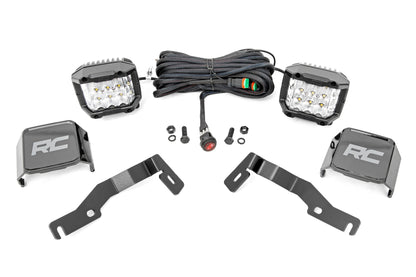 LED Light Kit | Ditch Mount |  3" OSRAM | Wide | Toyota Tacoma 2WD/4WD (24-26)