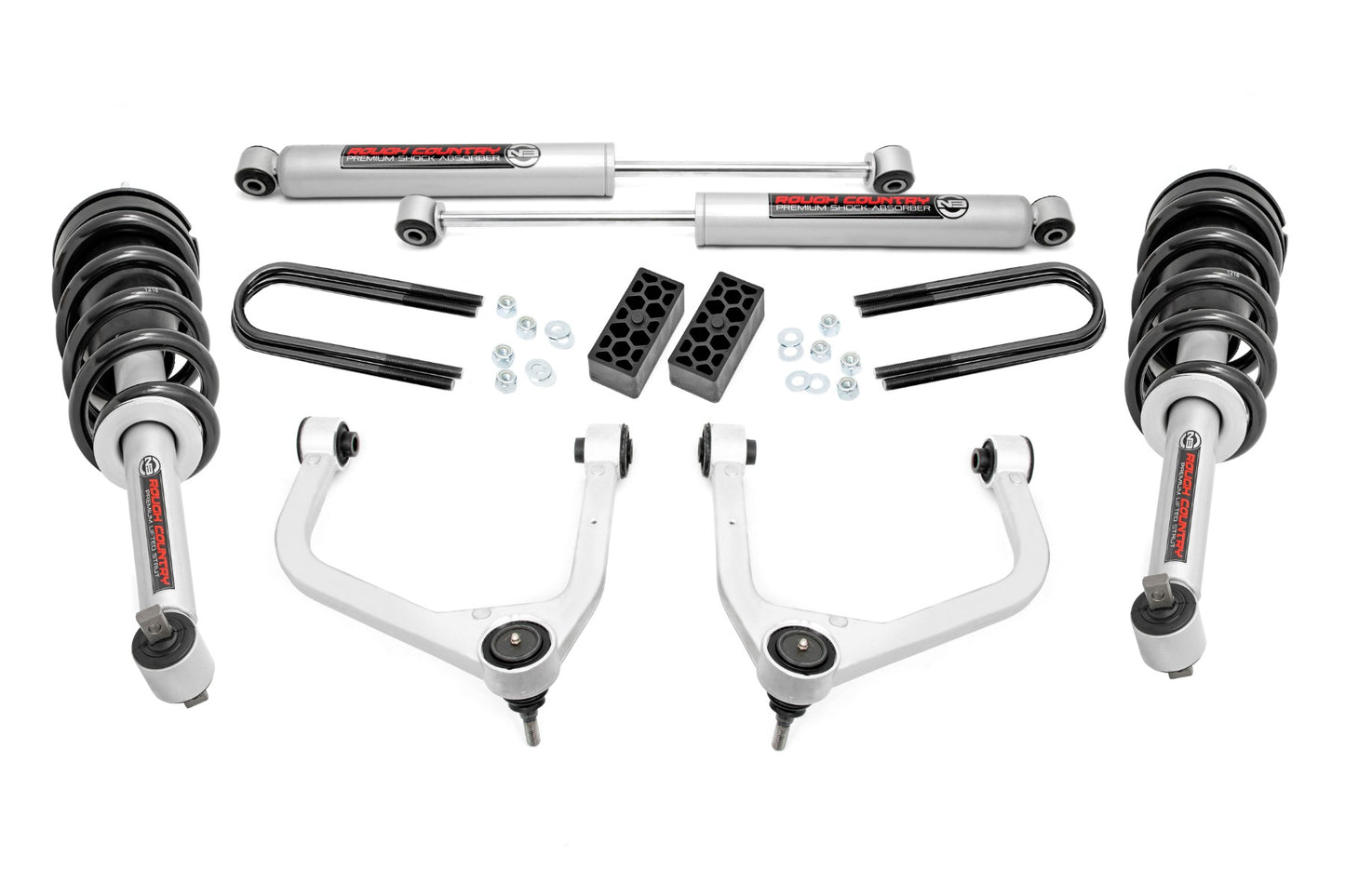 3.5 Inch Lift Kit | N3 Struts | Chevy Silverado 1500 2WD/4WD (2025-2026)