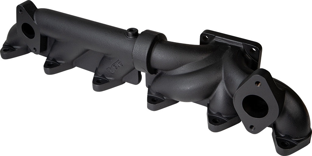 ATS Pulse Flow Exhaust Manifold Kit Fits 2007.5-2018 6.7L Cummins 2-Pc Holset With Gaskets Turbo Flange Hardware