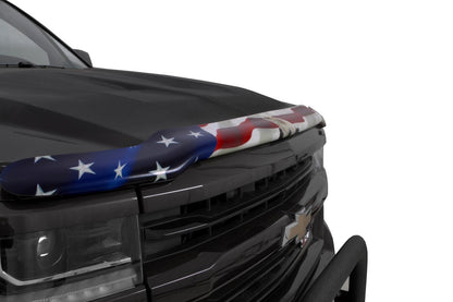 Vigilante Premium Hood Protector American Flag w/Eagle for 2007-2014 GMC Yukon/Yukon XL (Excludes Hybrid Models) Stampede