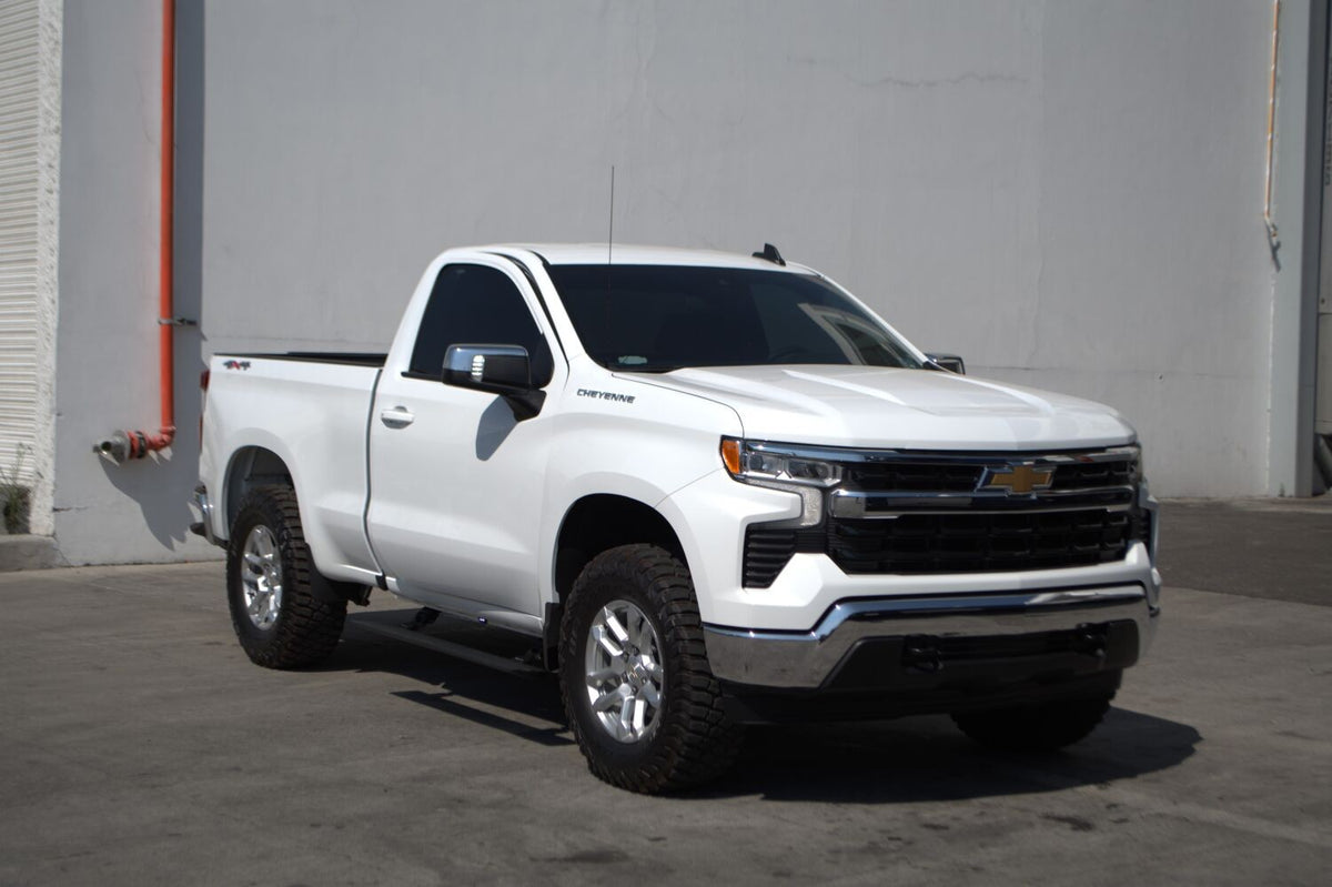 RealTruck VoltStep Electric Running Board Kit Textured Black For 2019-2026 Silverado/Sierra 1500 Go Rhino
