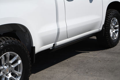 RealTruck VoltStep Electric Running Board Kit Textured Black For 2019-2026 Silverado/Sierra 1500 Go Rhino