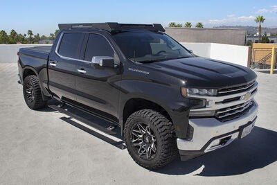 RealTruck VoltStep Electric Running Board Kit Textured Black 2019-2026 Silverado/Sierra 1500/2500 HD Go Rhino