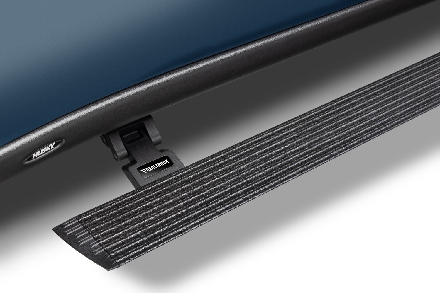 RealTruck VoltStep Electric Running Board Kit Protective Bedliner Coating 2019-2026 Silverado/Sierra 1500/2500 HD Crew Cab Go Rhino