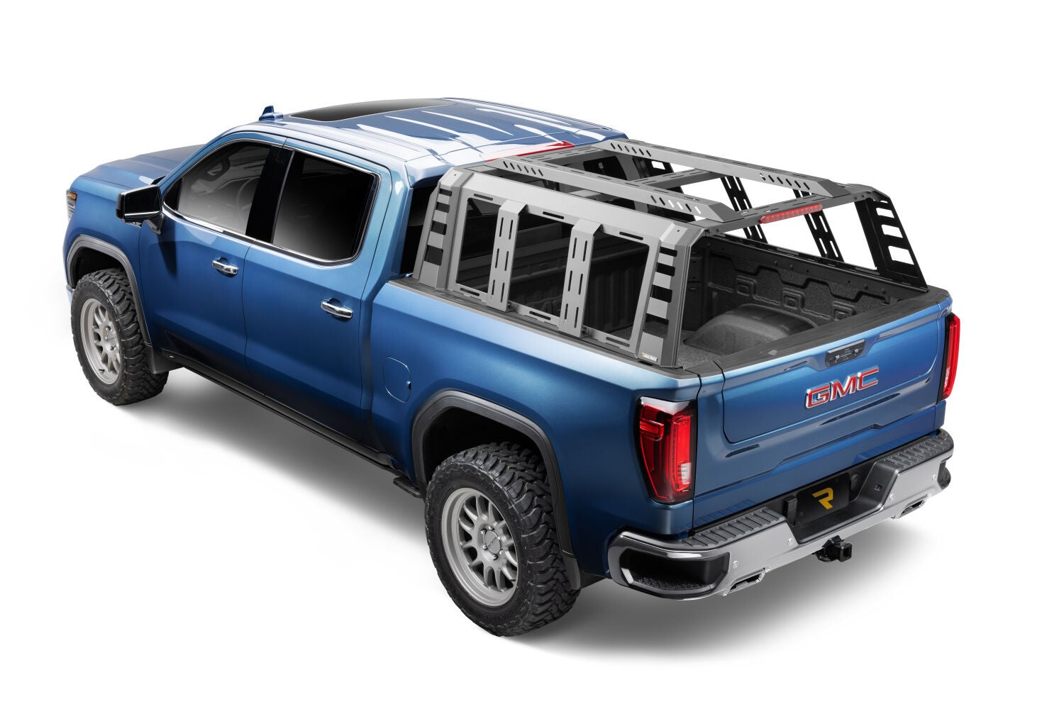 RealTruck VoltStep Electric Running Board Kit Protective Bedliner Coating 2019-2026 Silverado/Sierra 1500/2500 HD Crew Cab Go Rhino