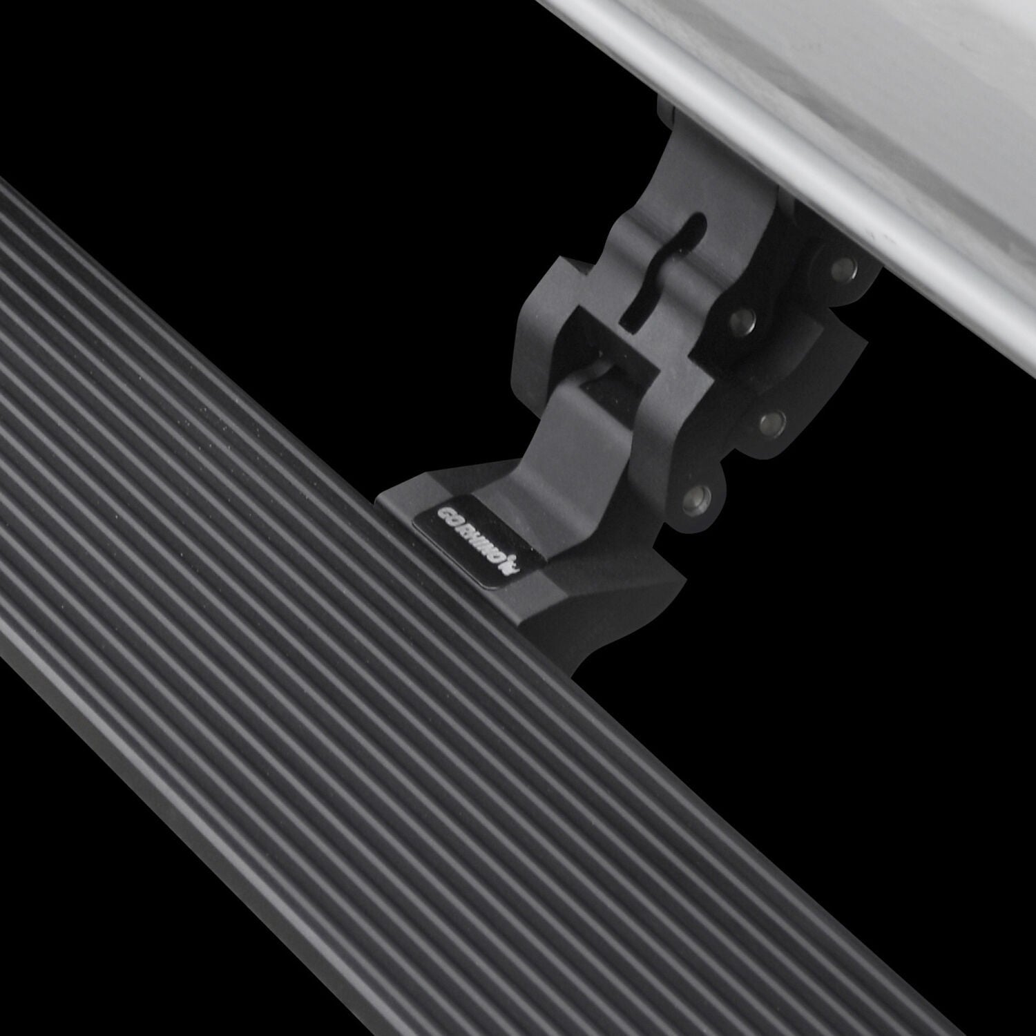 RealTruck VoltStep Electric Running Board Kit Textured Black 2013-2018 Mercedes-Benz Sprinter 2500/3500 Go Rhino