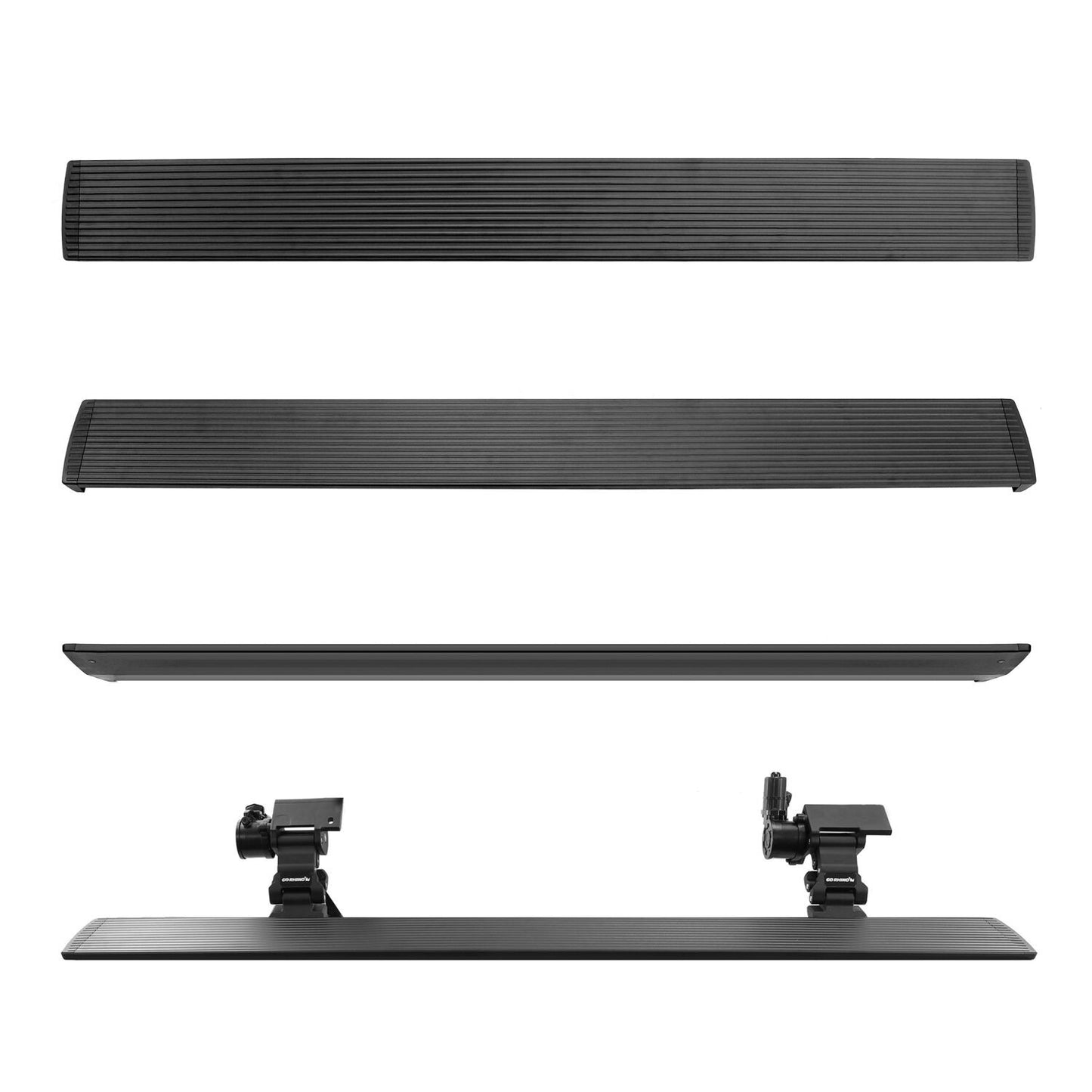 RealTruck VoltStep Electric Running Board Kit Textured Black 2013-2018 Mercedes-Benz Sprinter 2500/3500 Go Rhino
