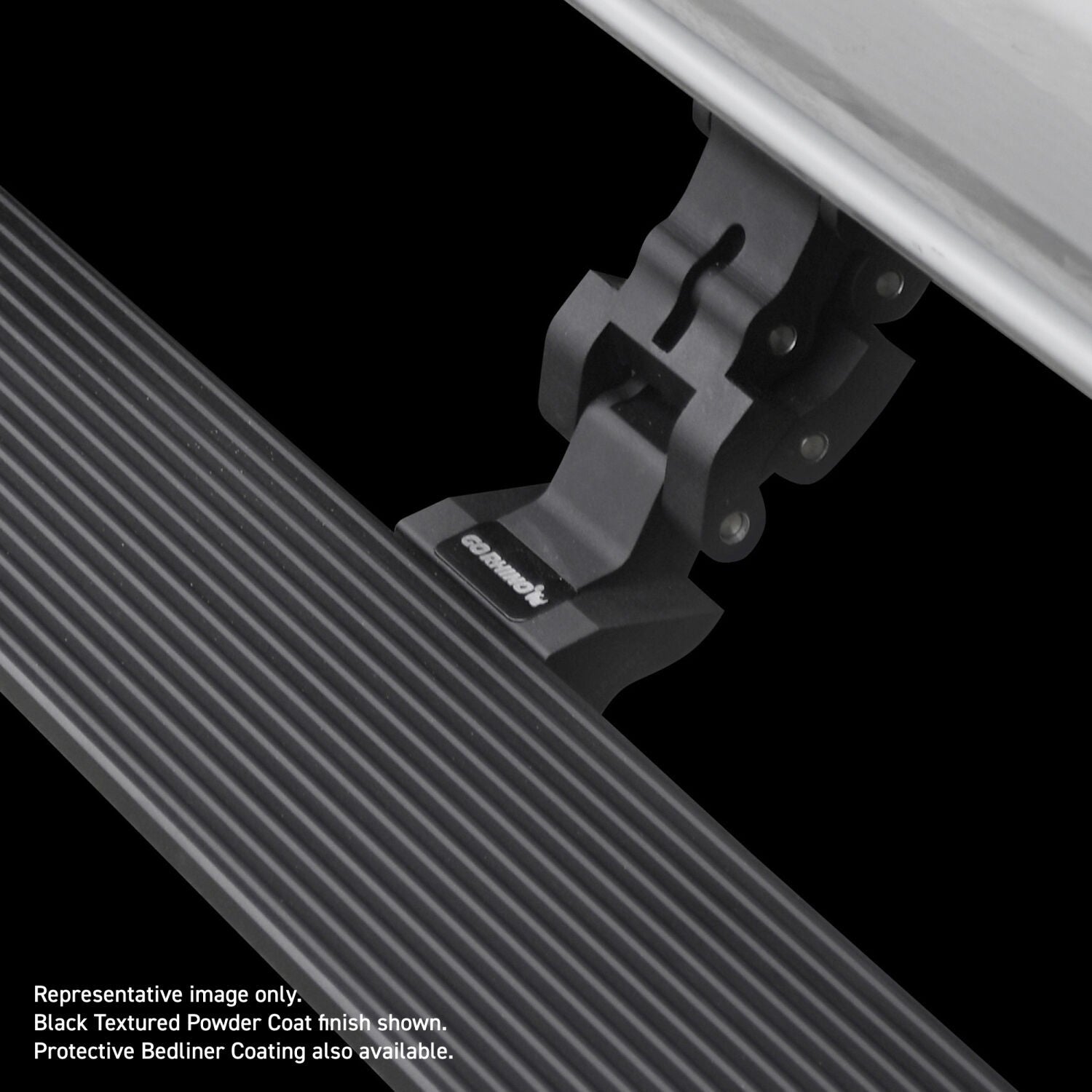 VoltStep Electric Running Board Kit Protective Bedliner Coating 2010-2026 Dodge Ram 2500/3500 Go Rhino