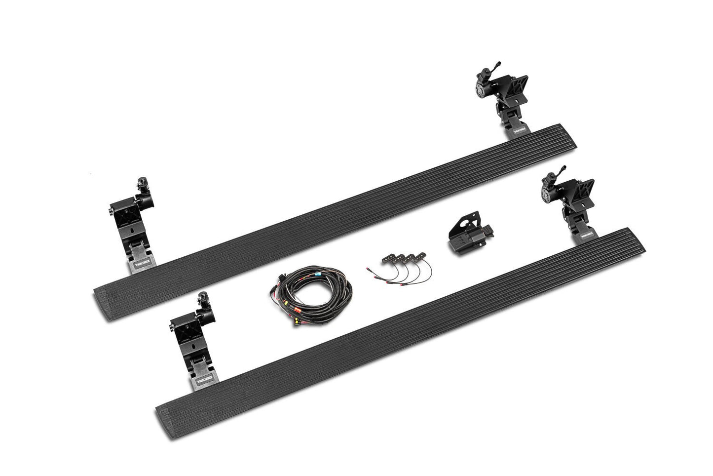 RealTruck VoltStep Electric Running Board Kit Textured Black 2021-2025 Ford Bronco 4 door Go Rhino