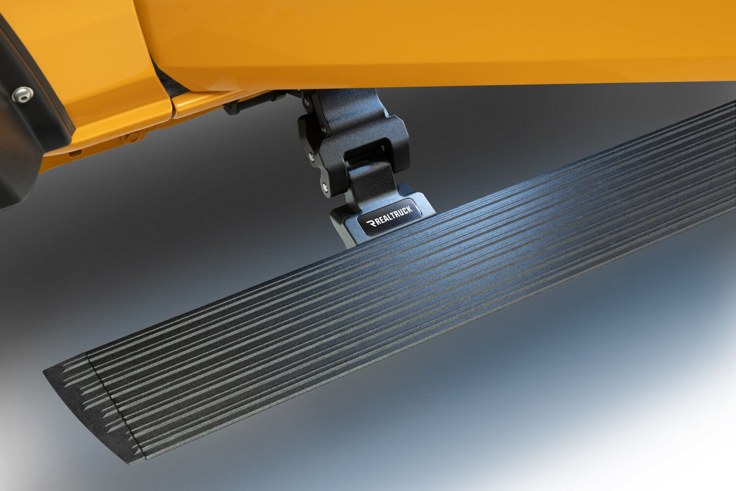 RealTruck VoltStep Electric Running Board Kit Textured Black 2021-2025 Ford Bronco 4 door Go Rhino