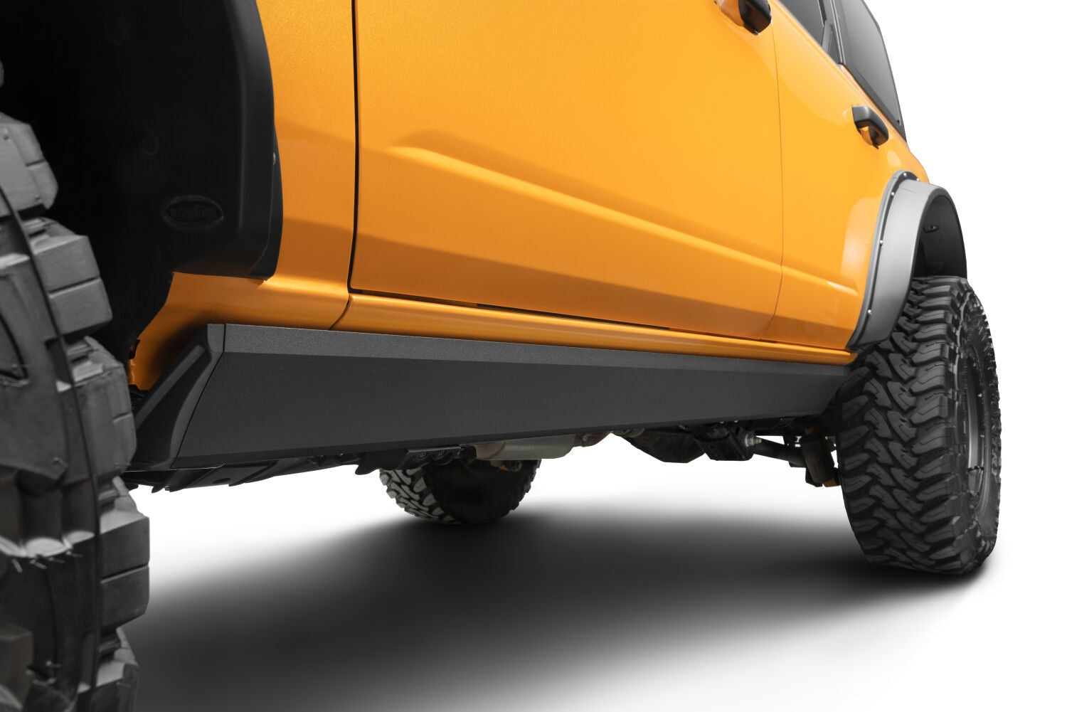 RealTruck VoltStep Electric Running Board Kit Textured Black 2021-2025 Ford Bronco 4 door Go Rhino