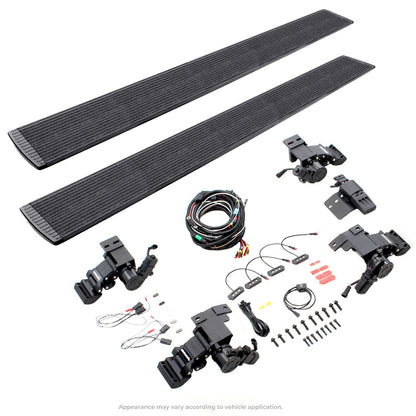 RealTruck VoltStep Electric Running Board Kit Protective Bedliner Coating 2021-2025 Ford Bronco 4 Door Go Rhino