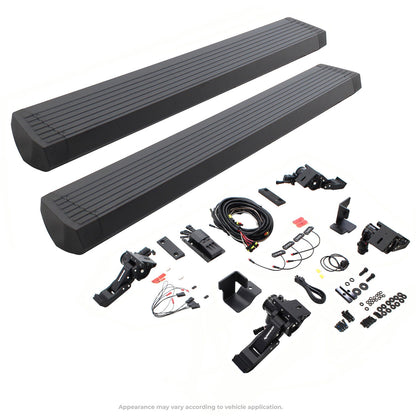 RealTruck VoltStep Electric Running Board Kit Textured Black For 2007-2018 Jeep Wrangler JK 4 Door Go Rhino