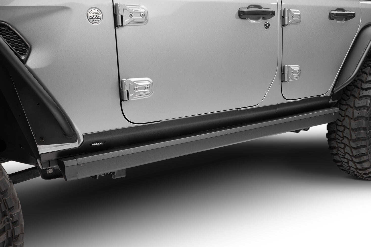 RealTruck VoltStep Electric Running Board Kit Textured Black 2018-2026 Jeep Wrangler Go Rhino