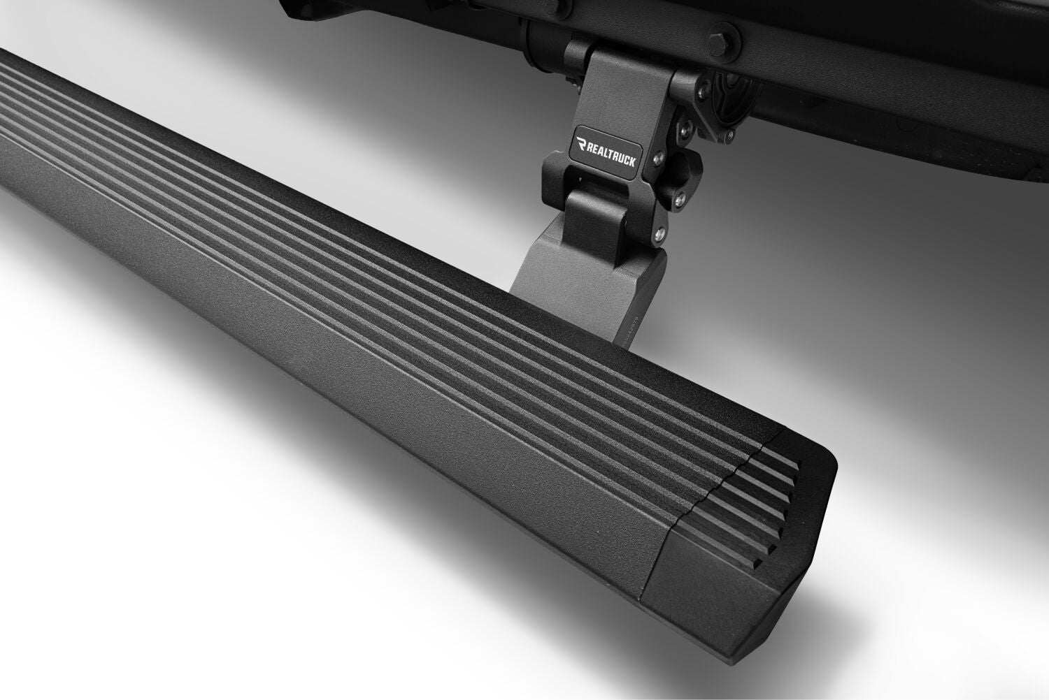 RealTruck VoltStep Electric Running Board Kit Textured Black 2018-2026 Jeep Wrangler Go Rhino