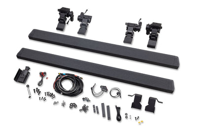RealTruck VoltStep Electric Running Board Kit Protective Bedliner Coating 2018-2026 Jeep Wrangler Go Rhino
