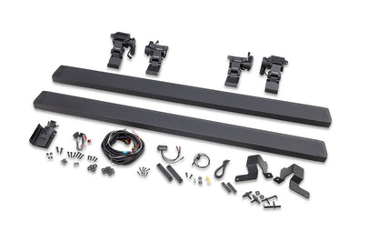 RealTruck VoltStep Electric Running Board Kit Textured Black 2020-2025 Jeep Gladiator Go Rhino
