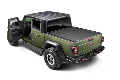 RealTruck VoltStep Electric Running Board Kit Textured Black 2020-2025 Jeep Gladiator Go Rhino
