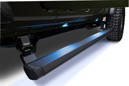 RealTruck VoltStep Electric Running Board Kit Textured Black 2020-2025 Jeep Gladiator Go Rhino